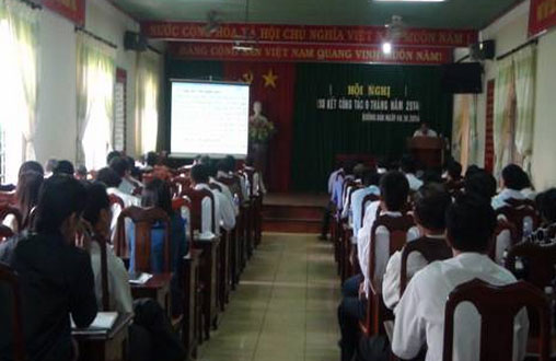 Hội nghị Sơ kết tình hình thực hiện nhiệm vụ kinh tế-xã hội, quốc phòng an ninh 9 tháng đầu năm và triển khai nhiệm vụ trọng tâm 03 tháng cuối năm 2014.
